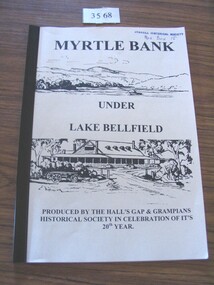 Book, Ida Stanton, Myrtlebank under Lake Bellfield, 2003