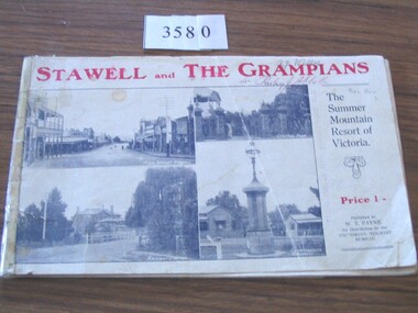 Book, Victorian Tourist Bureu, Stawell and the Grampians 1913, 1913