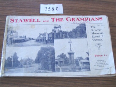 Book, Victorian Tourist Bureu, Stawell and the Grampians 1913, 1913