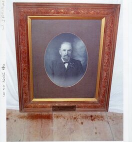 Photograph, Cr W J Phillips miner and shareholder in Morning Star Quartz Mining Company -- Studio Portrait -- 2 Photos