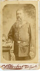 Photograph, Mr W E Nicholas -- Superintendent of Police 1882 -- 2 Photos