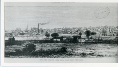 Photograph, Stawell Panoramic View from Cornish Hill Looking towards Big Hill 1880