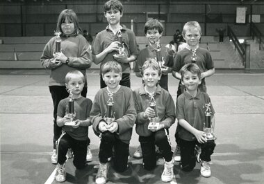 Photograph, Sub Juniors Premiers at Indoor Cricket 1991