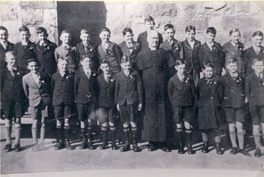 Photograph, St Patricks Primary School Boys -- named c1930