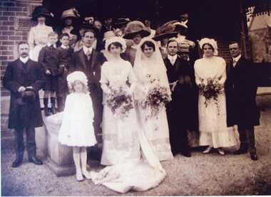 Photograph, Jane Kinsella Wedding Group 1911