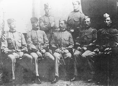 Photograph, “A” Company Victorian Rangers Stawell 1890’s