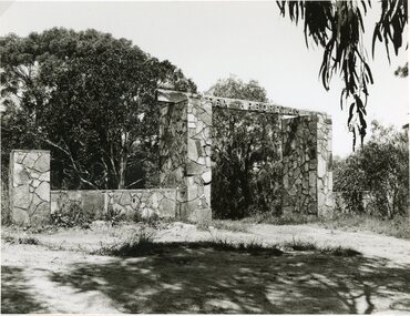 Photograph, Main Entrance to the Apex Arboretum
