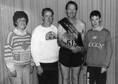 Photograph, Mr Leo Watkins -- Winner of R. Cashin Memorial 5000m Handicap 1991