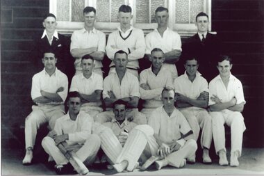Photograph, Grampians Cricket Team 1939 -- Named