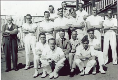 Photograph, Grampians Cricket Team 1950 -- Named