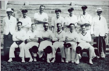 Photograph, Grampians Cricket Team 1952 -- Named