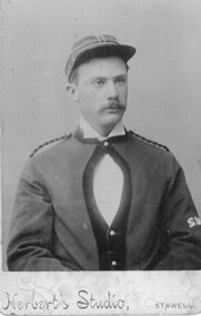 Photograph, Mr Stephen Joseph Mazzuchelli -- Stawell Fire Brigade -- Studio Portrait