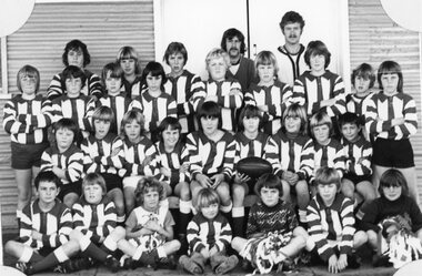 Photograph, North U/13 Football Team Runners-up 1978 -- Named