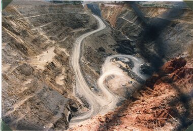 Photograph, Wonga Decline and Open Cut Pit 1988