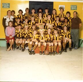 Photograph, U/13 Football Team 1980 -- Named -- Coloured