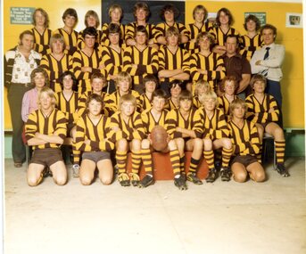 Photograph, U/16 Football Team 1980 -- Coloured -- Named