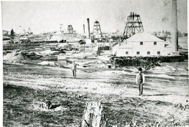 Photograph, Pleasant Creek Cross Reef Quartz Mining Company c1885