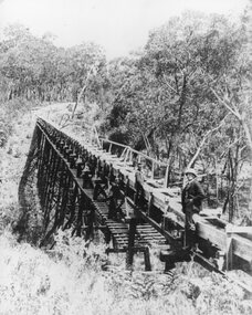 Photograph, Aqueduct in the Grampians for Stawell Water