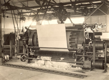 Photograph, North Western Woollen Mills -- Carding Plant