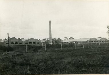 Photograph, North Western Woollen Mills during Construction