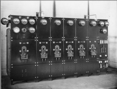 Photograph, North Western Woollen Mills -- Power Switch Board