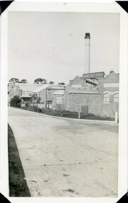 Photograph, North Western Woollen Mills -- North Side & Entrance -- 3 Photos