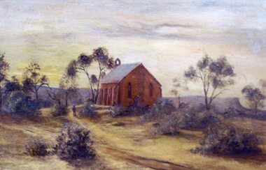 Photograph, Christ Church Stawell West -- Painting