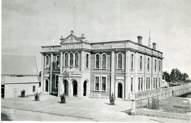 Photograph, Stawell Town Hall without Clock Tower 1878 -- 2 Photos