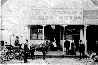 Photograph, Albion Hotel Main Street Stawell 1890's