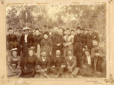 Photograph, Stawell Methodist Church – Picnic 1892-95