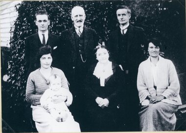 Photograph, Withers Family Group from Halls Gap -- Named