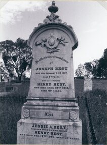 Photograph, Best Grave in the Great Western Cemetery