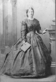 Photograph, Mrs Mary Hutchings nee Newbery c1890’s -- Studio Portriat