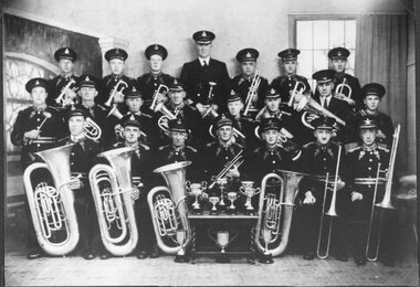Photograph, Stawell Brass Band -- Named c1940