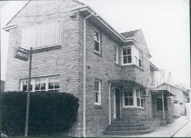 Photograph, Stawell Police Station in Patrick Street c1950