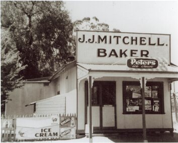 Photograph, J J Mitchell Baker's Shop in Glenorchy