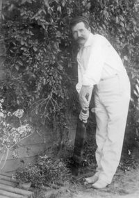 Photograph, Mr  David John Thomas -- Cricketer c 1901