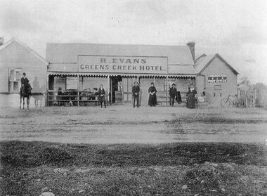 Photograph, Greens Creek Hotel & Post Office c1907