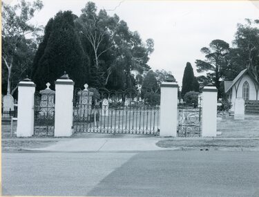 Photograph, Stawell Cemetery Gates 2000