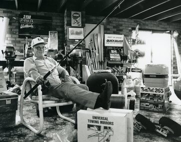 Photograph, Mr Kevin Hay in an Advertising feature 1991 -- 2 Photos