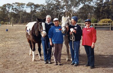 Photograph, Riding For Disabled -- Volunteers with Horses 2005 -- Coloured