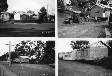 Photograph, Cottage Resiting of Eventide Homes 1993 -- Collage of 4 Photos