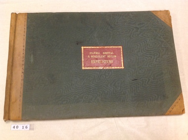 Archive, Stawell Hospital Records  Expenditure,   1923 – 1930, 13/11/1923 - 3/11/1930