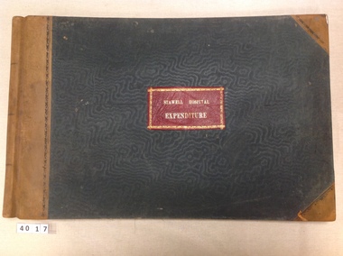 Archive, Stawell Hospital Records  Expenditure,   1930 – 1937, 1/12/1930 - 8/3/1937