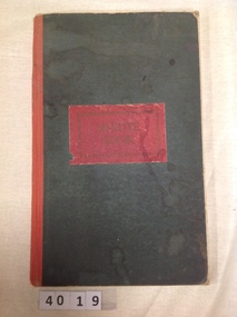 Archive, Stawell Hospital Records  Minutes,   1938 – 1940, 8/12/1938 - 6/8/1940