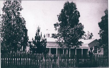 Photograph, "Whitehall House" -- MrJohn Hutching’s First Home in Greens Creek