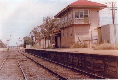Photograph, Railway Station at Glenorchy 1985 -- Coloured