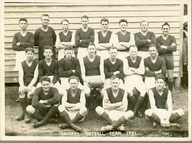 Photograph, Navarre Football Team -- Named 1931