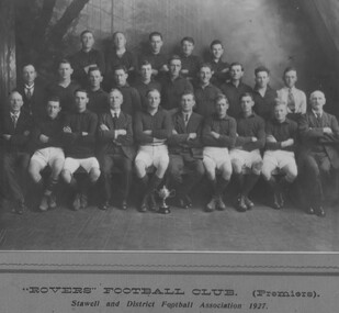 Photograph, "Rovers" Football Team 1927