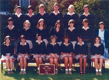 Photograph, Stawell High School Year 11C 1984
